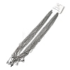 12Pcs 2MM 304 Stainless Steel Rolo Chain Necklaces for Men Women NJEW-H093-12P-4