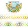 Daisy & Oval Pendant Stitch Markers HJEW-AB00458-1