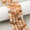 Natural Yellow Hematoid Quartz/Golden Healer Quartz Beads Strands G-D334-A02-8mm-1