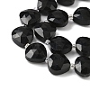 Natural Black Onyx(Dyed & Heated) Beads Strands G-D316-A15-3