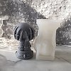 Halloween Theme DIY Candle Silicone Statue Molds X-DIY-C032-02-1