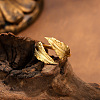 304 Stainless Steel Cuff Open Rings for Women WG0513E-01-1