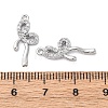 Brass Rhinestone Pendants KK-E793-16P-3