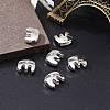 Letter Slider Beads for Watch Band Bracelet Making ALRI-O012-E-NR-4