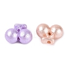 Textured Opaque Acrylic Beads OACR-N160-13-2