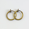 Brass Clip-on Earrings for Women WG23246-33-1