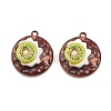 Baking Paint Zinc Alloy Pendants AL-CBA032C-03C-1