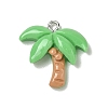 Opaque Resin Pendants RE-CBAB589-01A-03-1