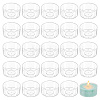 ABS Plastic Candle Cups AJEW-WH0410-123B-1