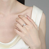 Brass Cuff Open Rings for Women WGDB5DF-01-4