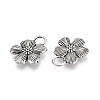 Tibetan Style Alloy Pendants TIBEP-T053-17AS-2