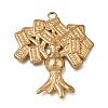 304 Stainless Steel Pendants STAS-K322-29G-1