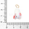 Spray Painted Brass Pendants KK-CBAE20A-02F-G-3