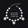 Iron Flat Round with  Saint Benedict Charm Bracelets HP3576-1