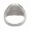 Men's Titanium Steel Finger Rings STAS-H102-AS-12-3
