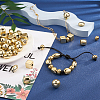 Fashewelry 100Pcs 10 Style UV Plating Acrylic European Beads PACR-FW0001-01-16