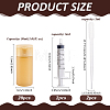 20Pcs Plastic Flip Travel Squeeze Bottles MRMJ-BC0003-57A-2