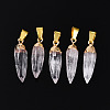 Natural Quartz Crystal Pendants G-N345-01A-1