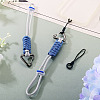 Polyester Cord Ropes Pendant Decorations HJEW-TADJ0022-01C-4