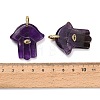 Natural Amethyst Carved Pendants GG-CBA4625-03G-01-3