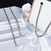 2Pcs 2 Style Iron Curb Chain Bag Straps DIY-WR0002-10P-4