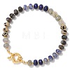 Natural Mixed Gemstone Beads Stretch Bracelets PW-WG8CB33-04-1