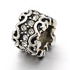 Retro 304 Stainless Steel Grade A Rhinestone Beads STAS-E086-04AS-2