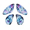 Transparent Epoxy Resin Pendants RESI-T057-30C-1