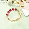 Shell Pearl Beaded Bracelets for Girl Women BJEW-TA00014-2
