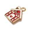 Christmas Theme Alloy Enamel Pendants ENAM-S021-03G-2