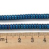 Electroplated Synthetic Non-magnetic Hematite Beads Strands G-K361-A03-02-4