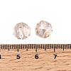 Electroplate Transparent Round Glass Beads GL-CBA6A73-AB04-3
