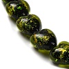 Handmade Dichroic Foil Glass Beads Strands DICH-U001-03H-3