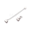 Anti-Tarnish 925 Sterling Silver Chain Extenders STER-N016-04P-2