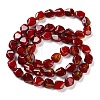 Handmade Gold Sand Lampwork Beads Strands LAMP-U001-01D-2