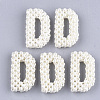 Handmade ABS Plastic Imitation Pearl Woven Beads FIND-T039-18-D-1