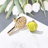 Brass Micro Pave Cubic Zirconia Stud Earrings EJEW-Z080-03G-01-2