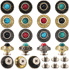CRASPIRE 24 Sets 12 Style Alloy Buttons FIND-CP0001-87-1