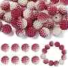 40Pcs Imitation Pearl Acrylic Beads OACR-FS0002-89A-09-1