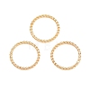 Brass Soldered Closed Jump Rings KK-K253-15E-03G-1