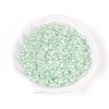 Transparent Spray Painted Glass Beads EGLA-N018-4mm-04-1