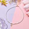 Shell Pearl Necklaces NJEW-JN04862-2