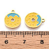 304 Stainless Steel Enamel Charms STAS-T065-61G-2-3