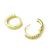 Brass Micro Pave Cubic Zirconia Hoop Earrings for Women EJEW-D111-04G-2