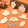Thanksgiving Day Theme Unfinished Wood Cutouts WOOD-CJC0009-03-6