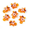 Handmade Lampwork Beads Strands LAMP-N036-21B-1