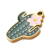 304 Stainless Steel Enamel Pendants STAS-K329-13G-2