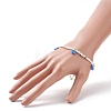 Glass Seed Braided Grape Charms Bracelet for Women BJEW-TA00140-03-3