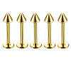 304 Stainless Steel Cone Internally Threaded Labrets for Women Men WG9B6EB-11-1
