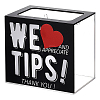 Acrylic Donate Tips Storage Boxes CON-WH0099-83A-1